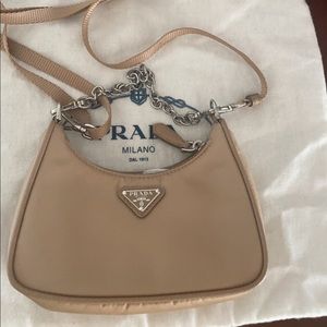 COPY - Tessuto Nylon Mini Re-Edition Cameo Beige